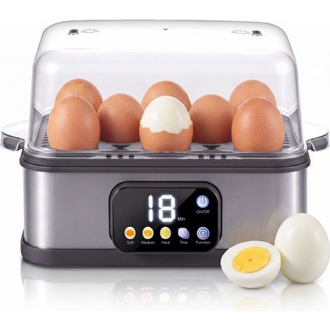 Cuiseur à œufs Eggcellent-X800 - Écran LCD - Jusqu'à 8 œufs à la fois - Programmes de cuisson (1/5)