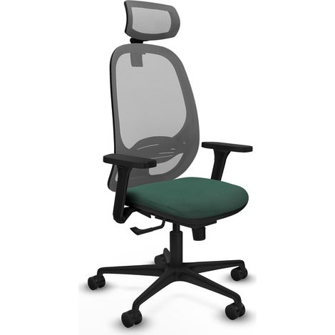 Silla de oficina piqueras y crespo Cilanco gris malla cómoda (1/2)