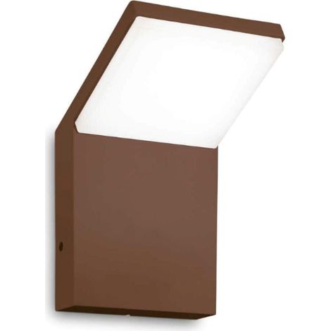Applique Da Parete Contemporaneo Style Alluminio Coffee Led 9W 3000K Ip54 (1/2)