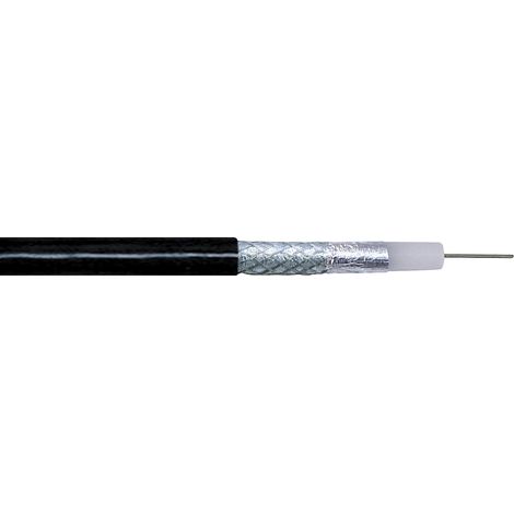 Transmedia KH30-250RL - Cavo coassiale (80 dB, doppia schermatura, schermatura de rame de 1,1 mm, diametro de 1,1 mm, guaina de polietilene)