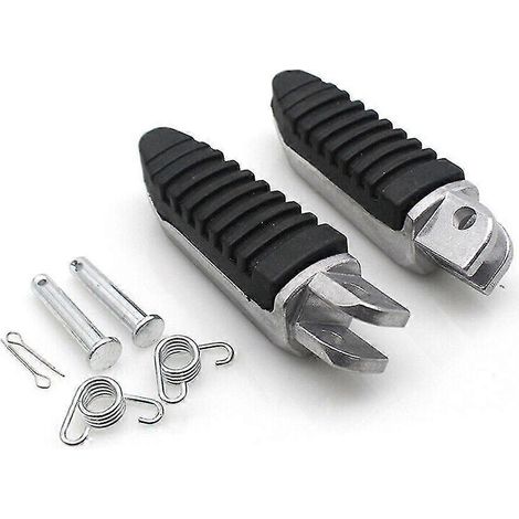 Motorrad M3 Pedale vorne hinten, rutschfeste Fußrasten, Trittstufen, 8-mm-Halterung, Universalzubehör