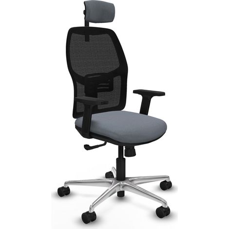 Chaise de bureau piqueras y crespo Alfera noir support lombaire (1/2)
