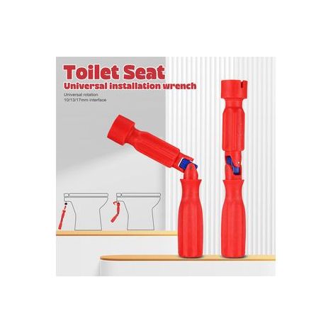 Set mit 4 WC-Sitz-Abziehern – Werkzeug für WC- und Waschbeckenmuttern – Verhindert Kratzer auf Keramik (1/5)