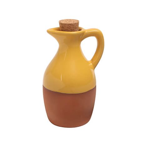 Dexam Sintra Glazed Terracotta Oil Drizzler Ochre (1/3)