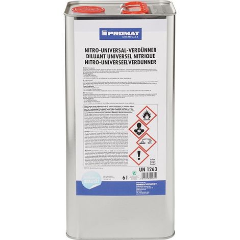 Diluente Nitro universale Tanica 6l PROMAT prodotti chimici