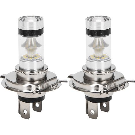 Geeignet für einzelne H4 9003 HB2 LED-Lampen, geeignet für Motorradscheinwerfer, Fern- und Abblendlicht, 6500K weiß.