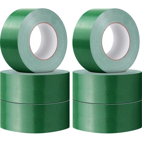 Ruban adhésif toilé vert, 5cmx25m, pour intérieur et extérieur (1/5)