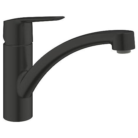 Grohe Grifo elegante negro mate con rotación 140°
