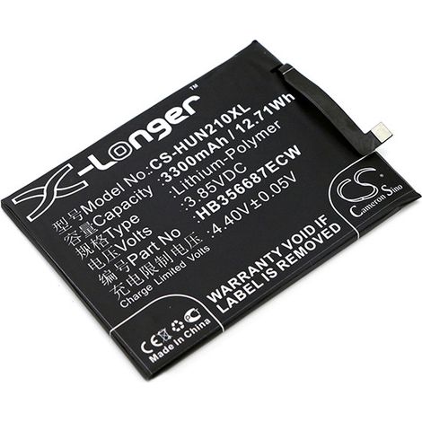 NX - Batterie téléphone, smartphone, GSM pour Huawei 3.85V 3300mAh - HB356687ECW (1/2)