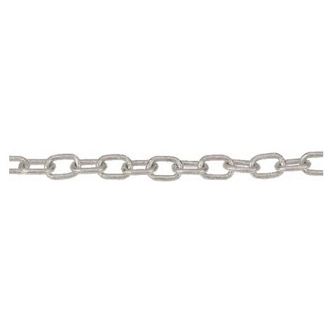 Chaîne de liaison, Acier Laqué, dia. 5mm, longueur 21mm, 135 kg de charge ( Prix pour Boîte de 10 Mètres )