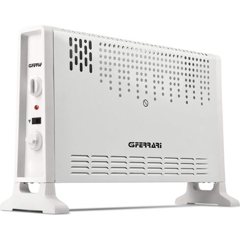 G3 Ferrari G60020 Termoconvettore ventilato, 2000 W, Metallo, Bianco (1/5)