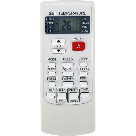 Télécommande de remplacement pour climatiseur Aukia YKR-H/102E-- (1/5)
