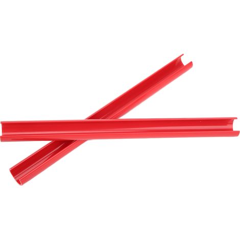 Lot de 2 baguettes décoratives de calandre en PVC antirouille, de remplacement pour BMW Série 3 X3 (2011-2018), rouge. (1/5)