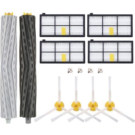Accessoires Remplaçant kit pour iRobot Roomba série 800 900 Pièces de rechange pour Roomba,Kit Pièces accessoires pour iRobot Roomba serie 800 850 851 860 865 866 870 871 876 880 885 886 890 891 896 9 (1/5)