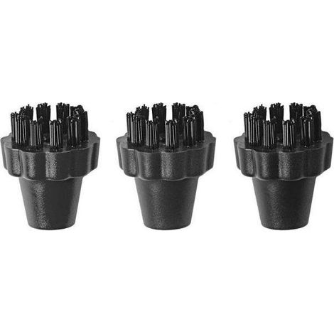Polti kit 3x spazzole spazzoline setole Vaporetto Lecoaspira Forever Mondial Va (1/2)