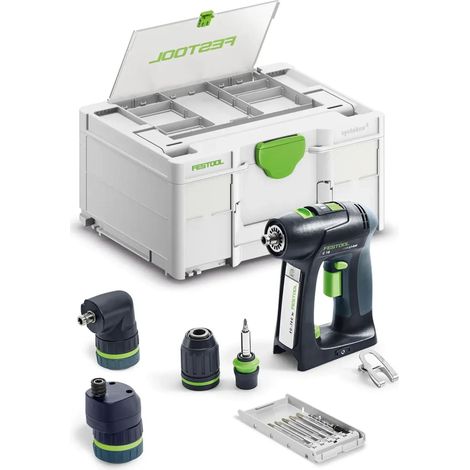 Taladro  a  batería  Festool  C  18  Basic-Set  -  578831 (1/4)
