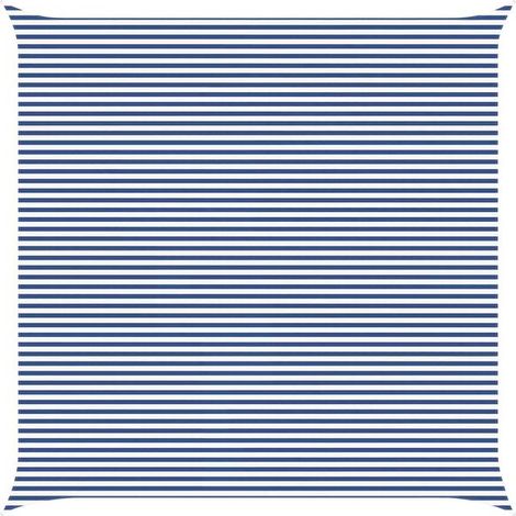 Voile d'ombrage bleue et blanche, 7 x 7 mètres, 100% polyester Oxford.