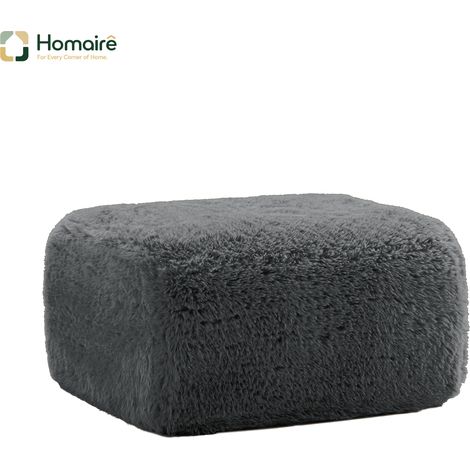 Modularer Pouf mit Armlehnen grau en Polyester 80 x 75 x 42 cm HOMAIRE (1/4)