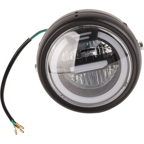 6,5 Zoll Universal-Motorrad-LED-Frontscheinwerfer, rund, weißes Licht (1/5)