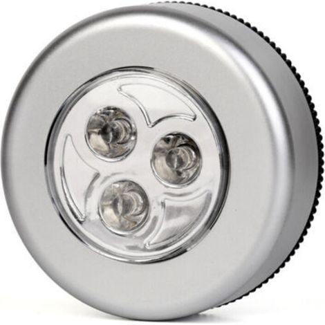 Pack de 4 Spots Adhésifs LED Eclairage Additionnel - Blanc (1/5)