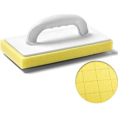 Taloche éponge 28x14 cm – Nettoyage carrelage après jointoiement – Épaisseur 30 mm pour lisser plâtre et chapes – Schuller