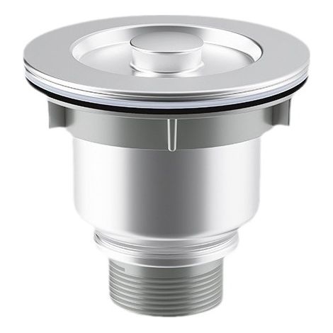 Bouchon anti-obstruction pour bonde de cuisine en acier inoxydable 304, extractible, tête haute/courte, accessoires pour évier, filtre