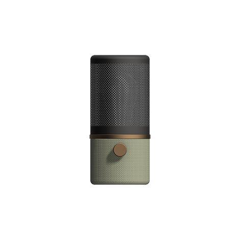 Jazz Lampe de table cylindrique verte, noire plate, interrupteur sur pied de lampe 1x E27