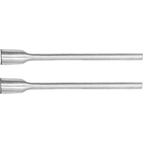 Ensemble de 2 outils de coupe-cuir demi-ronds en acier, poinçons pour ceintures et sangles, 10 mm (1/5)