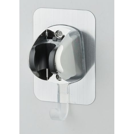 Support de Pommeau de Douche - Noir et Argenté, 11 x 6,7 x 5,5 cm (1/4)