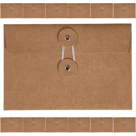 Set mit 20 Aufbewahrungsbeuteln aus Kraftpapier, 17 x 115 cm, mit Reißverschluss (1/5)