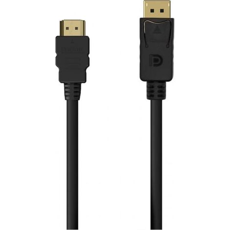 AISENS A125-0551 DisplayPort  A HDMI 1,5 metros Preto - Cabo