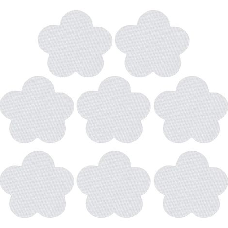 Piece Self Adhesive Non Slip Bath Mat Set Petal Design EVA