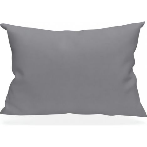 Soleil D Ocre – Taie d'oreiller rectangulaire 50x75 cm – 48% coton 52% polyester – Confort optimal pour sommeil réparateur – Couleur gris