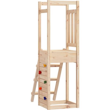 Parque infantil de madera maciza pino 53x46,5x169 cm vidaXL