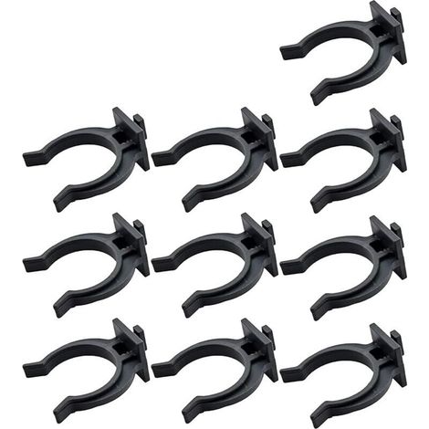 10 clips para zócalo de cocina, clips de fijación para zócalos de cocina, para sofás, mesas, camas, soportes de TV, armarios y otros muebles. (1/4)