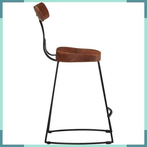 4013526 Tabourets de bar lot de 2 49x43x79 cm bois de manguier massif (1/5)