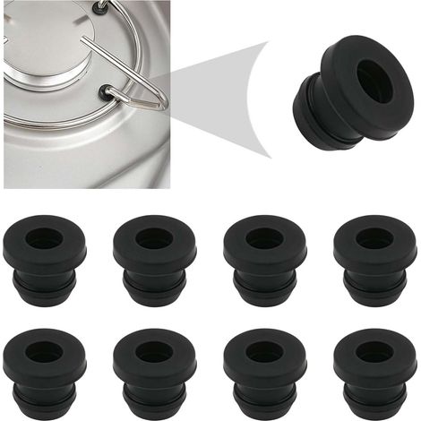 Set di 8 tappi in gomma per fornelli Dometic, Smev e Thetford, tappi protettivi per supporti per pentole RV da 5 mm, accessori per piano cottura (supporti non inclusi) (1/5)