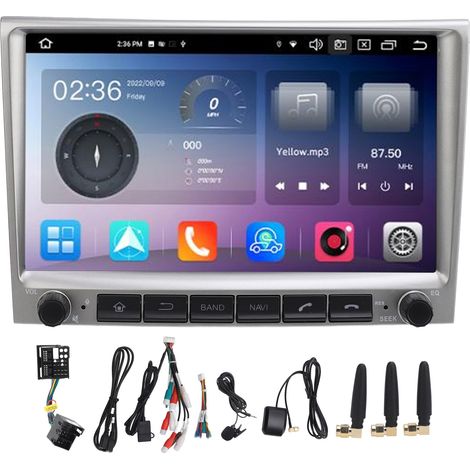 Autoradio 8 pouces avec GPS et lecteur multimédia, 8 cœurs, pour système Android 12, CarPlay, Boxter 911, 997, 987, 987C (1/5)