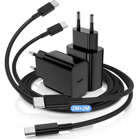 45W Chargeur USB C Charge Rapide pour Samsung S26/25/24 & 2+2M Câble (1/5)