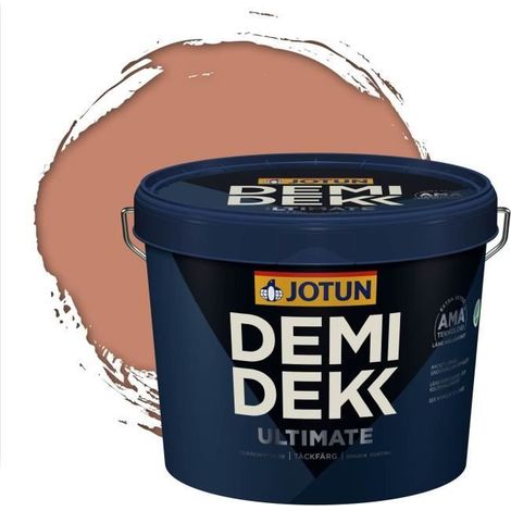 Peinture Bois - DEMI DEKK ULTIMATE - Satinée - RAL 3012 - 3L (1/2)