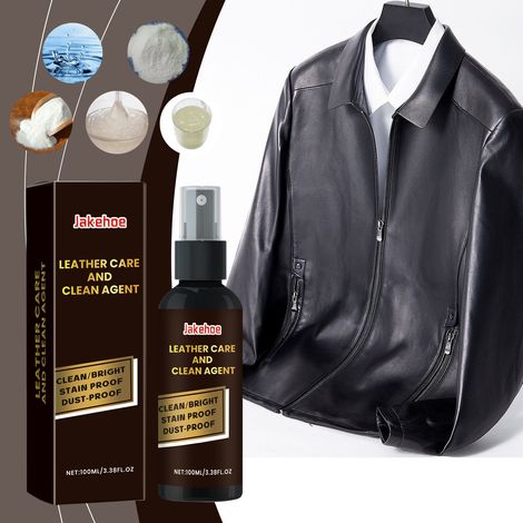 Lederpflegereiniger für Jacken, Sofas und Lederbekleidung, Fleckenentferner, Reiniger für Pflege und Renovierung – 100 ml -- BIEMMEDUE (1/5)