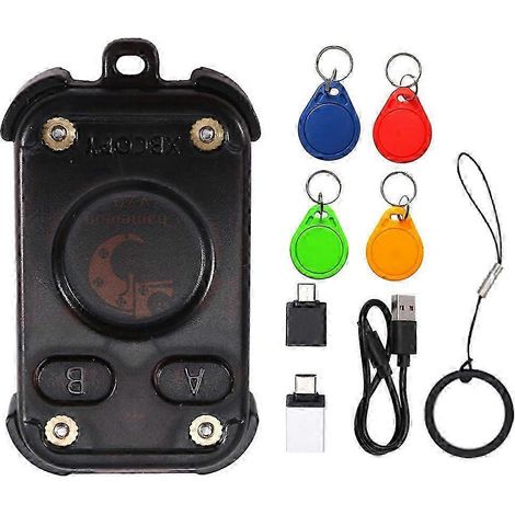 Chameleon V2.0 Lecteur de puces RFID, émulateur de cartes à puce + porte-clés 4xUID, 125 000 cartes, décodage de cartes haute qualité (1/5)