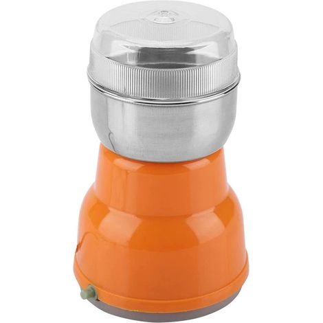 Moulin à café électrique en acier inoxydable pour grains de café, épices et noix, idéal pour la cuisine, la maison, le bureau et les voyages.-AquaForge (1/5)