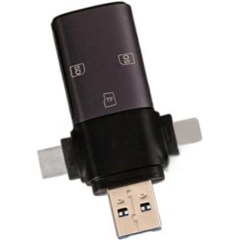 USB-C + USB 3.0 + Anschluss für SD-Kartenleser/Speicherkartenleser (1/5)