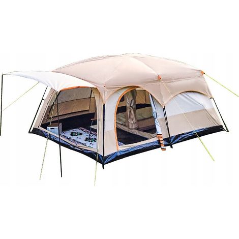 Wasserdichtes Familien-Campingzelt für 7 Personen, 380 x 260 x 200 cm