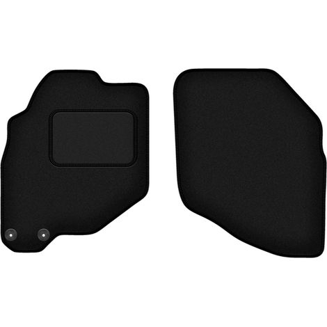 Tappetini anteriori per auto: Honda Jazz II hatchback (2002-2007) neri (1/5)