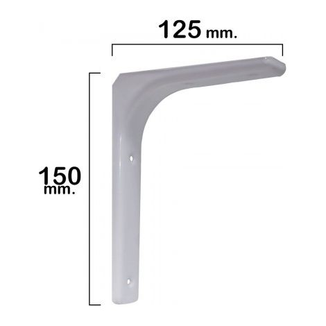 Papillon Blanc Renforcé 150x125 mm.
