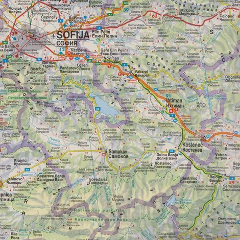 Bulgaria 1:400.000. Mapa de carreteras y turístico. Freytag & Berndt