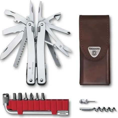 Victorinox Swiss Tool Spirit X Plus herramienta multifunción plata