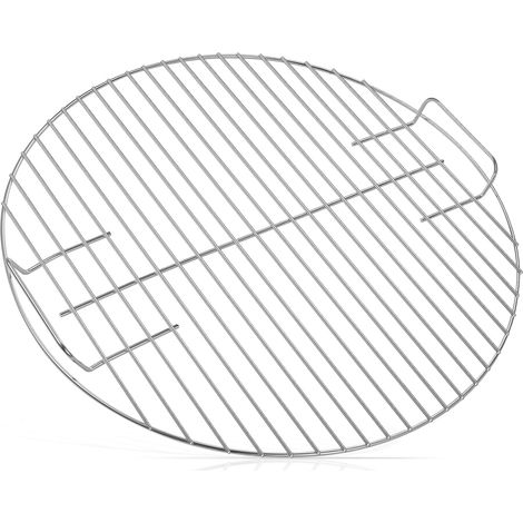 Grille de cuisson de remplacement, adaptée aux grils à charbon Weber de 22 pouces (22" Original Kettle et Original Kettle Premium, Master-Touch, Bar-B-Kettle, Performer), argent (1/5)